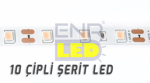 10 çipli şerit led