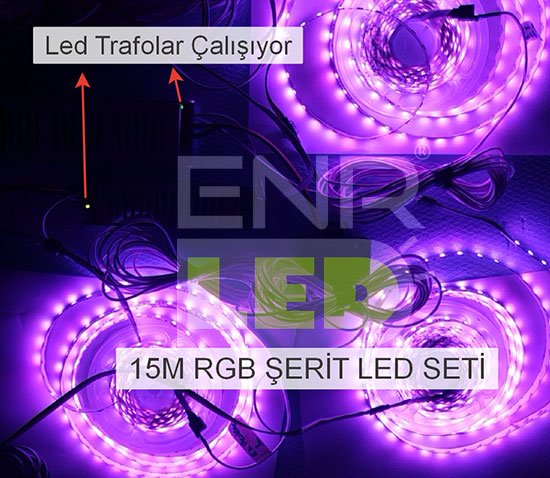led trafosu yanıp sönüyor