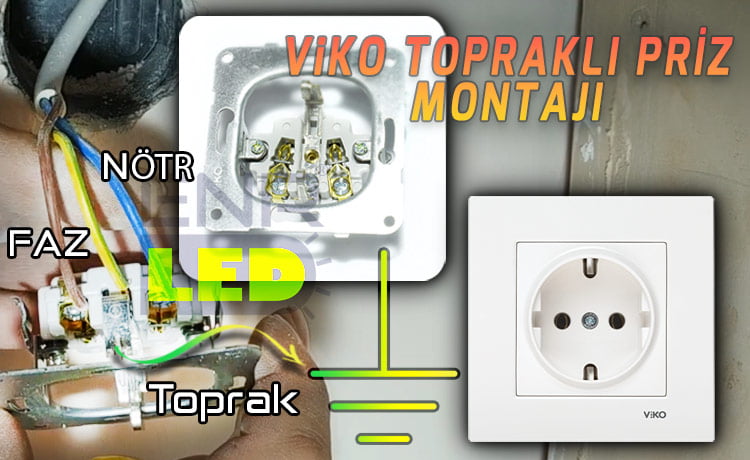 viko topraklı priz
